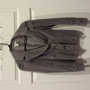 WHBM grey velvet novelty jacket
